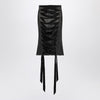 Balenciaga Skirt with laces in smoky grey denim