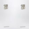 Balenciaga Nano XS silver Stud Earrings