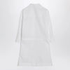 GUCCI White shirtdress in cotton poplin