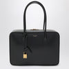 Saint Laurent Black Sac De Jour bowling bag