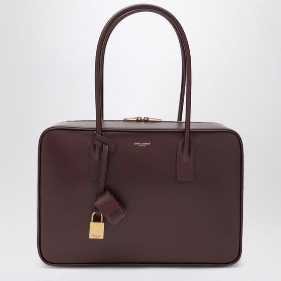 Saint Laurent Bordeaux Sac De Jour bowling bag
