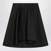 Alexander McQueen Flared black skirt in silk blend