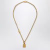 Balenciaga Nano necklace in gold brass