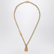  Balenciaga Nano necklace in gold brass