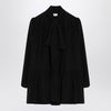 Saint Laurent Black lavallière dress in silk
