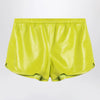 GUCCI Lime green Shorts in leather