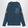 Balenciaga Blue Uniform Merch cotton jumper