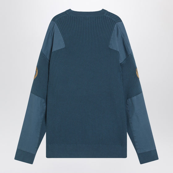 Balenciaga Blue Uniform Merch cotton jumper
