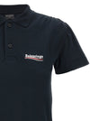 Balenciaga Logo Embroidery Polo Shirt