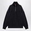 GUCCI Navy blue sweatshirt in technical jersey