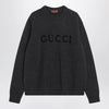 GUCCI Gray wool and cashmere sweater