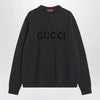 GUCCI Gray wool and cashmere sweater