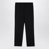 The Row Black wool trousers