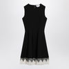 Alexander McQueen Dress with black/ivory spiderweb lace