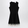 Alexander McQueen Dress with black/ivory spiderweb lace