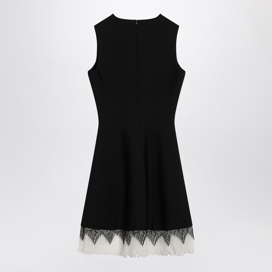 Alexander McQueen Dress with black/ivory spiderweb lace