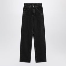  Saint Laurent Black jeans with V-waist