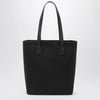 GUCCI GG black fabric shopping bag