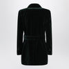 Saint Laurent Green velvet safari-style jacket