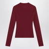 Balenciaga Ribbed burgundy Nano BB sweater