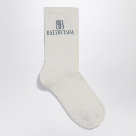 Balenciaga Nano BB socks in white cotton blend