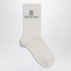 Balenciaga Nano BB socks in white cotton blend