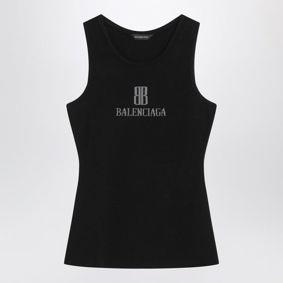 Balenciaga Black Nano BB tank top