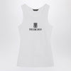 Balenciaga White Nano BB tank top