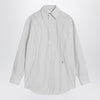Saint Laurent Cassandre black/white pinstripe shirt