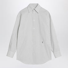  Saint Laurent Cassandre black/white pinstripe shirt