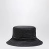 GUCCI Reversible black nylon GG hat