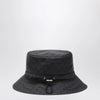 GUCCI Reversible black nylon GG hat