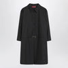 GUCCI Grey shirt dress in wool