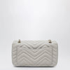 GUCCI GG Marmont medium light grey shoulder bag