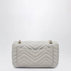 GUCCI GG Marmont medium light grey shoulder bag