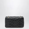 GUCCI Small black GG Marmont shoulder bag