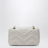 GUCCI Small white GG Marmont shoulder bag