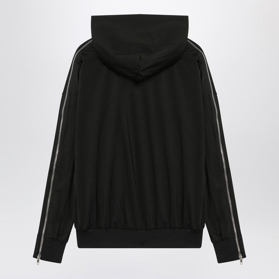 Balenciaga Black zip-up sweatshirt Loop Sports Icon