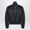 Alexander McQueen Black nylon zip bomber