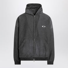 Balenciaga Trompe L''Oeil anthracite mélange cotton sweatshirt