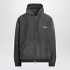 Balenciaga Trompe L''Oeil anthracite mélange cotton sweatshirt