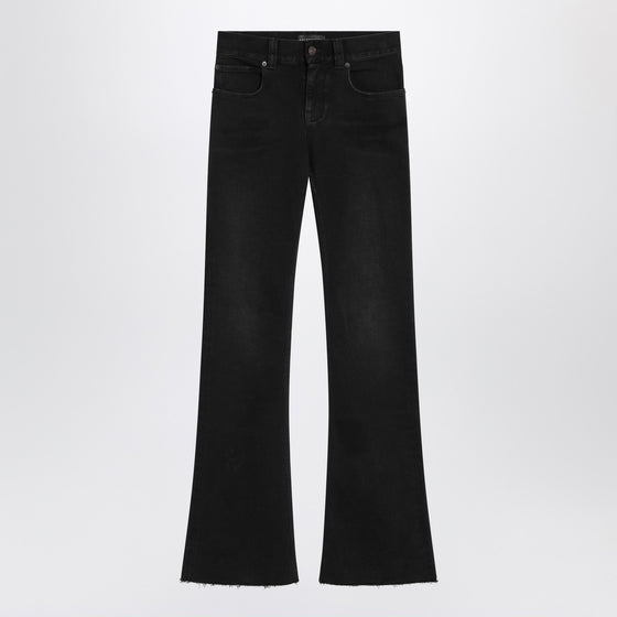 Balenciaga Black Bootcut Slim Fit denim trousers