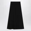 Balenciaga Draped black skirt in crêpe