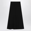 Balenciaga Draped black skirt in crêpe