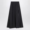 Balenciaga Black washed cotton maxi skirt