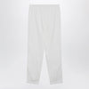 Balenciaga Logo jogging pants in white polyester