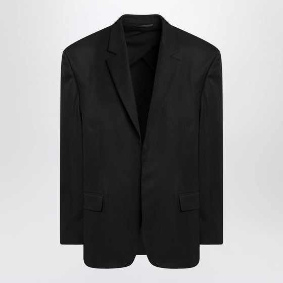 Balenciaga Single-breasted jacket black in wool