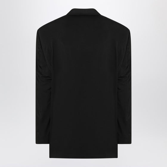 Balenciaga Single-breasted jacket black in wool