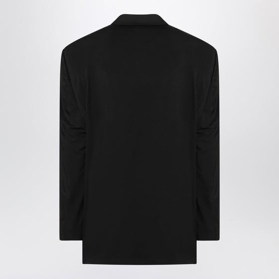 Balenciaga Single-breasted jacket black in wool