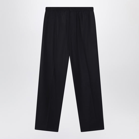 Balenciaga Wide black wool trousers